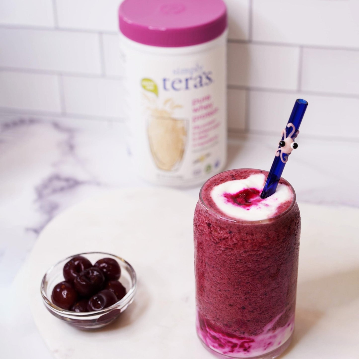 simply tera's Pure Whey Protein Powder - Grass Fed Vanilla Whey Protein Powder, Clean, Made Without Artificial Sweeteners, Non-GMO, Kosher, rBGH-Free, Soy-Free - 24 Oz - Maple Wellness Supplements