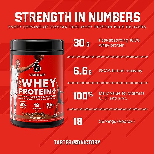 Six Star Elite Series 100% Whey Protein Plus Triple Chocolate 1.8lbs US - Maple Wellness Supplements