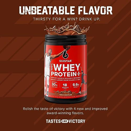 Six Star Elite Series 100% Whey Protein Plus Triple Chocolate 1.8lbs US - Maple Wellness Supplements