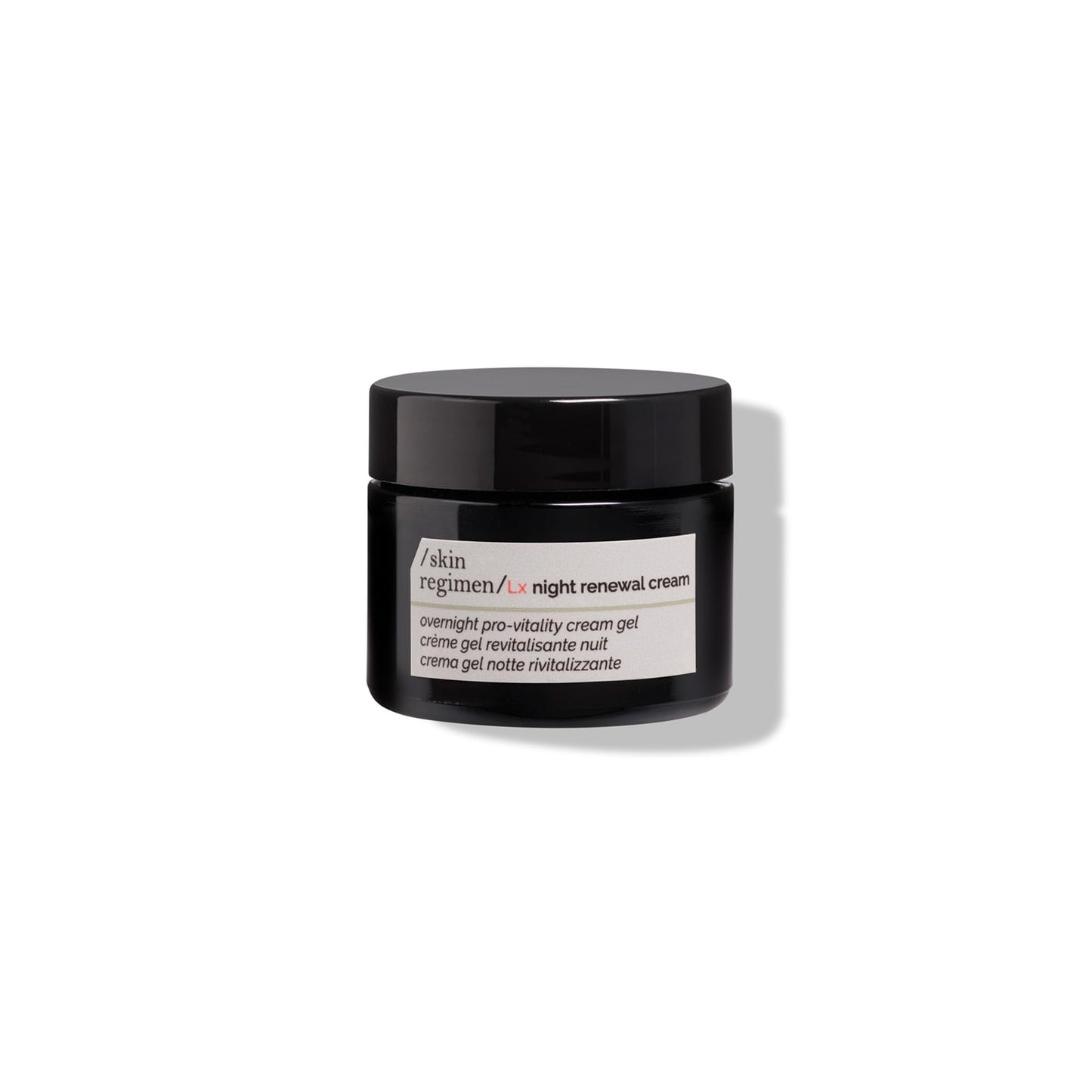 /skin regimen/ Lx Night Renewal Cream, Overnight Pro-Vitality Gel, Exfoliates, Renews, Brightens, Longevity Complex™, Gluconolactone, Alpha-Glucan, Clean Beauty, Vegan, 1.69 Fl Oz - Maple Wellness Supplements