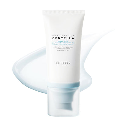 SKIN1004 Centella Hyalu-Cica Water-Fit Sun Serum UV, Korean Sunscreen SPF 50, Centella Sunscreen, Travel Essentials - Maple Wellness Supplements