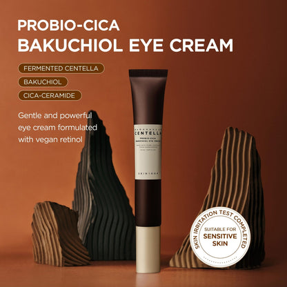 SKIN1004 Centella Probio-Cica Bakuchiol Eye Cream, Korean Eye Cream for Fine Lines with Centella, Hydrating Eye Treatment for Under Eye Area - Maple Wellness Supplements