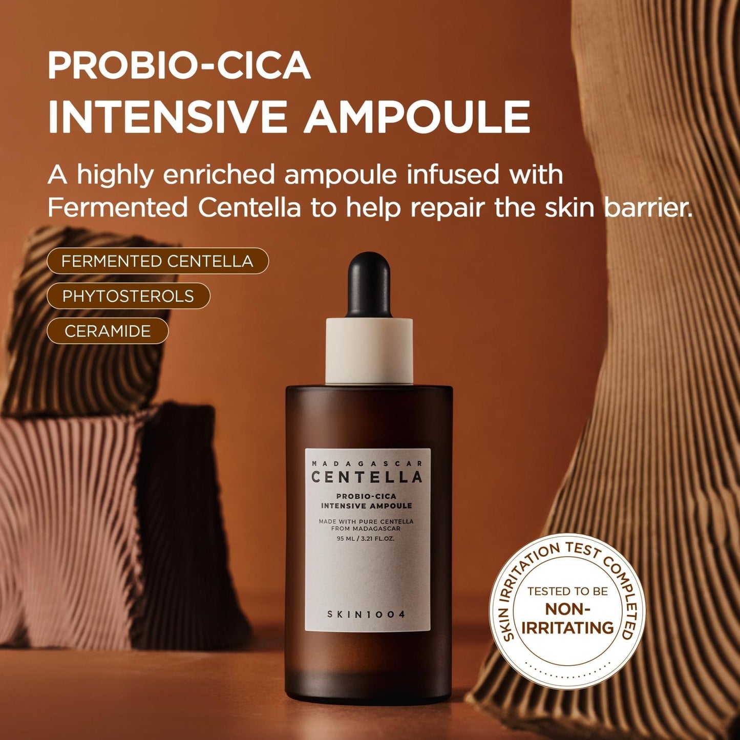 SKIN1004 Probio Cica Intensive Ampoule, Centella Serum for Face with Ceramide, Facial Serum for Nourishing & Soothing, Centella Ampoule - Maple Wellness Supplements