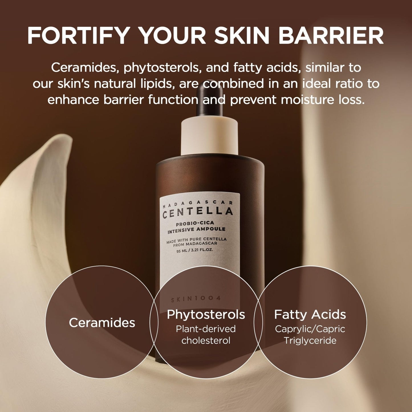 SKIN1004 Probio Cica Intensive Ampoule, Centella Serum for Face with Ceramide, Facial Serum for Nourishing & Soothing, Centella Ampoule - Maple Wellness Supplements