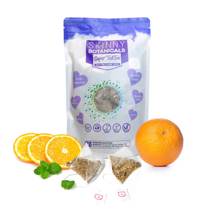 Skinny Botanicals Evening Detox Tea for Body Cleanse All Natural - Laxative-Free - Maple Wellness Supplements