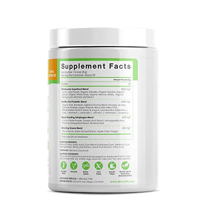 SkinnyFit Mango Splash Skinny Greens, Green Juice Superfood Powder, Natural Energy - Maple Wellness Supplements
