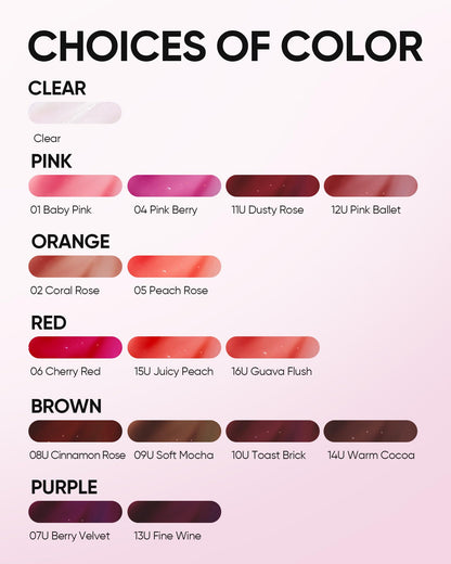 SKINTIFIC Peptide Brightening Lip Serum, Hydrating & Plumping Tinted Lip Gloss, Moisturizing Lip Balm with Polypeptides - Maple Wellness Supplements
