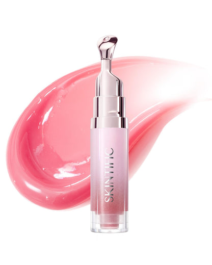 SKINTIFIC Peptide Brightening Lip Serum, Hydrating & Plumping Tinted Lip Gloss, Moisturizing Lip Balm with Polypeptides - Maple Wellness Supplements