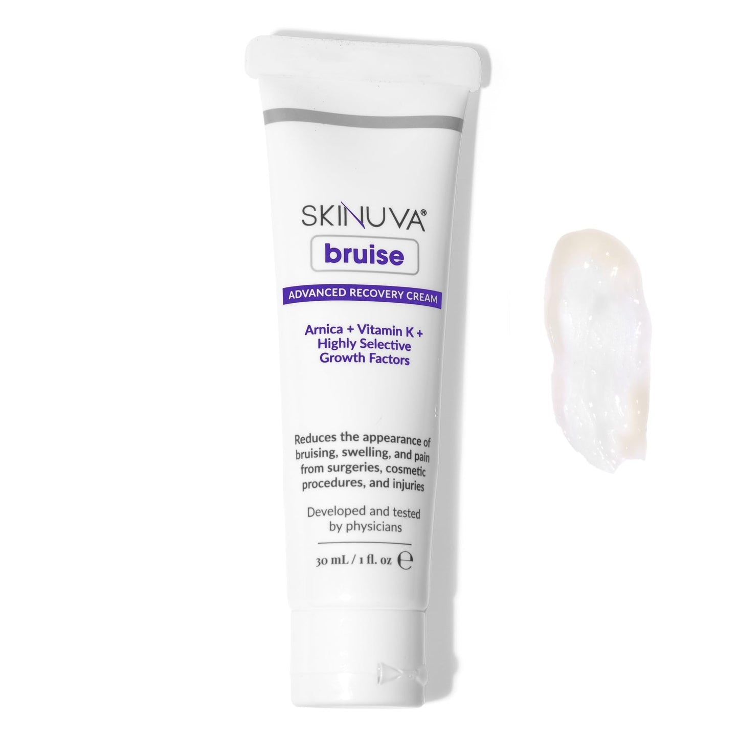 Skinuva® Bruise Advanced Recovery Cream - Topical Bruise Cream Formulated with Growth Factors, Arnica & Vitamin K (1 oz) - Maple Wellness Supplements