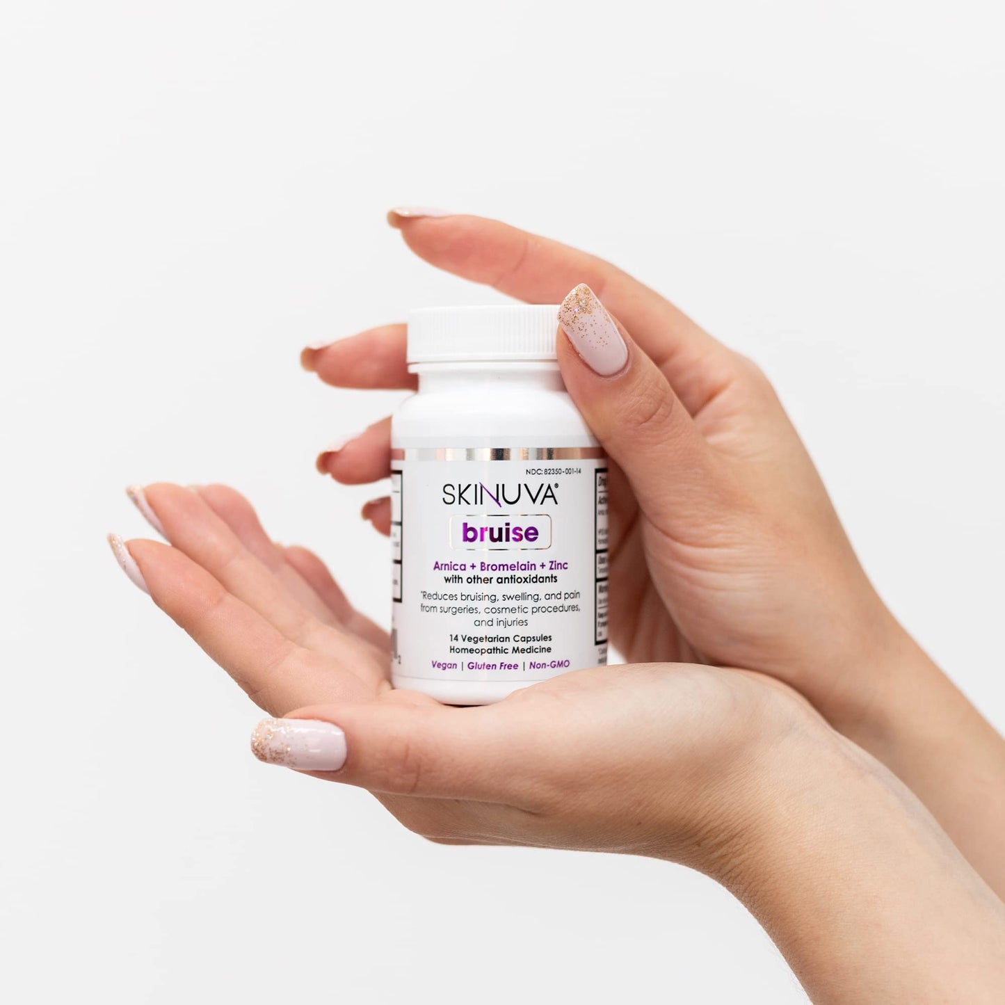 Skinuva® Bruise - Supplement for Bruising and Swelling - A Homeopathic Bruise Remedy Formulated with Arnica, Bromelain & Zinc - 14 Capsules (7-Day Treatment) - Maple Wellness Supplements
