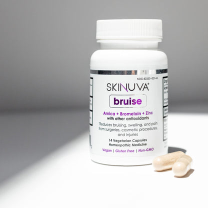 Skinuva® Bruise - Supplement for Bruising and Swelling - A Homeopathic Bruise Remedy Formulated with Arnica, Bromelain & Zinc - 14 Capsules (7-Day Treatment) - Maple Wellness Supplements