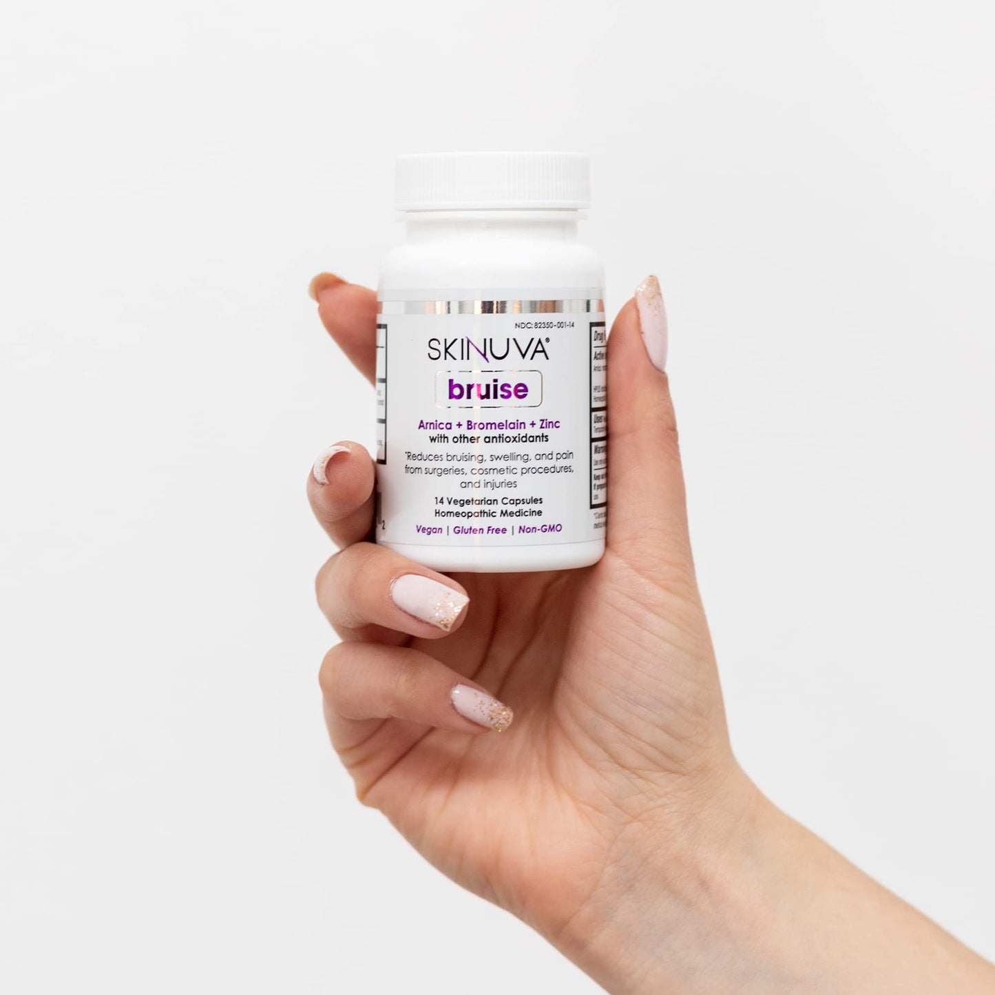 Skinuva® Bruise - Supplement for Bruising and Swelling - A Homeopathic Bruise Remedy Formulated with Arnica, Bromelain & Zinc - 14 Capsules (7-Day Treatment) - Maple Wellness Supplements