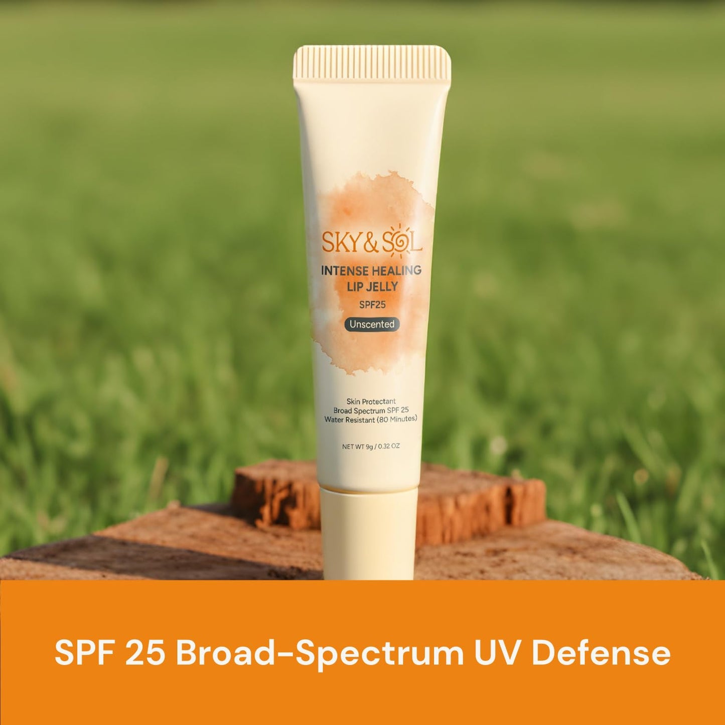 Sky & Sol Lip Balm SPF 25 – 3 Pack Natural Hydrating Lip Jelly with Broad-Spectrum Sun Protection and Primer - Maple Wellness Supplements