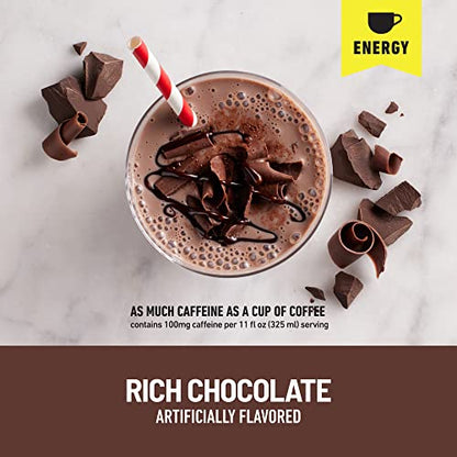 SlimFast Advanced Energy High Protein Meal Replacement Shake, Rich Chocolate, 20g - Maple Wellness Supplements