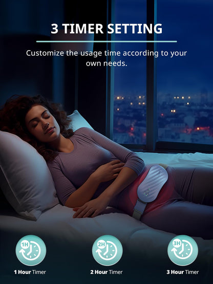 Slimpal AI Portable Heating Pad for Period Cramps, Smart AI Heat Chip, Electric Cordless Heating Belt for Back, Belly, Waist, Stomach, Menstrual Wearable Heating Pad Gifts for Girl Women Her Pink S2 - Maple Wellness Supplements