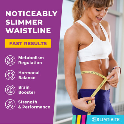 Slimtivite Weight Loss Drops - Diet Fat Effective Appetite Suppressant & Metabolism - Maple Wellness Supplements