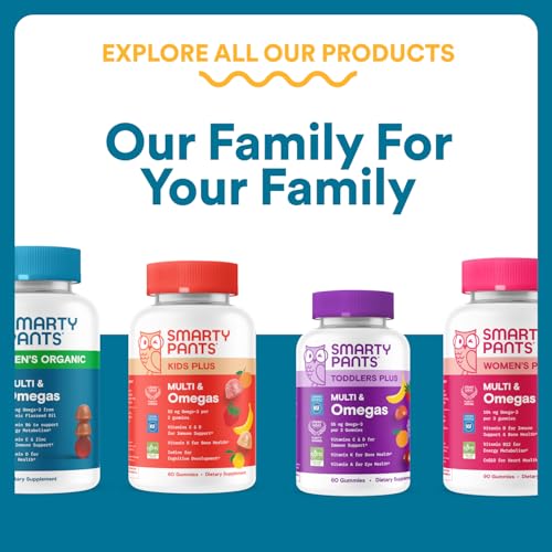 SmartyPants Men's Multivitamin Gummies with Omega 3 DHA/EPA, Methylfolate, Vitamin D3, C, B12, B6, A, K, Zinc - Maple Wellness Supplements