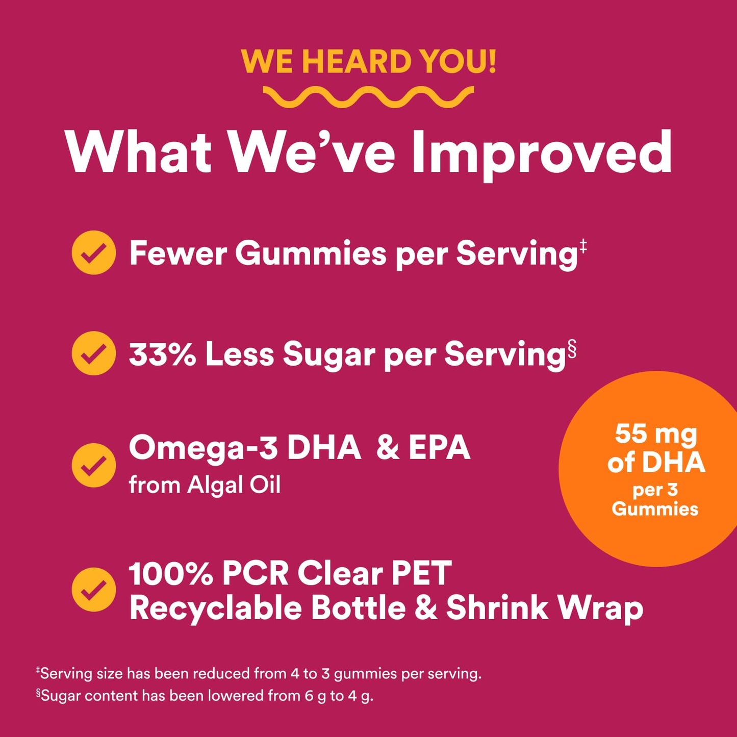 SmartyPants Multivitamin Gummy for Women 50 and Over, Omega 3 (DHA/EPA), Methylfolate, CoQ10, Vitamin D3, C, Vitamin B12, B6, A, K, Biotin - Maple Wellness Supplements