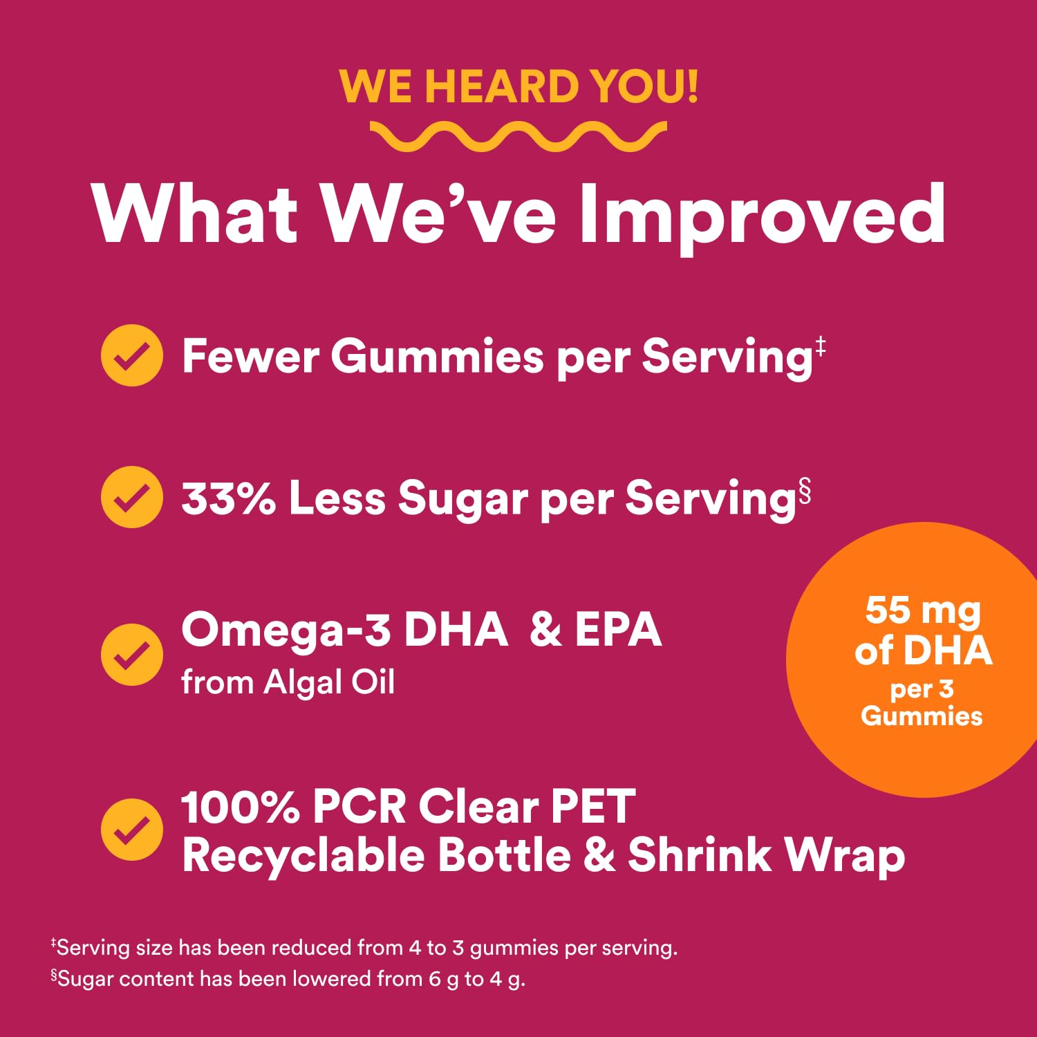 SmartyPants Multivitamin Gummy for Women 50 and Over, Omega 3 (DHA/EPA), Methylfolate, CoQ10, Vitamin D3, C, Vitamin B12, B6, A, K, Biotin - Maple Wellness Supplements