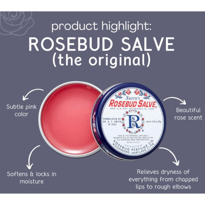Smith's Rose Lip Balm Bulk- 3x0.5oz Premium All Purpose Lip Gloss Tubes & 3x0.8oz Lip Treatment Salve - Trio Lip Balm Tubes for Plump Lips & Cracked Skin Care - Christmas Gift Set, EBook - Maple Wellness Supplements