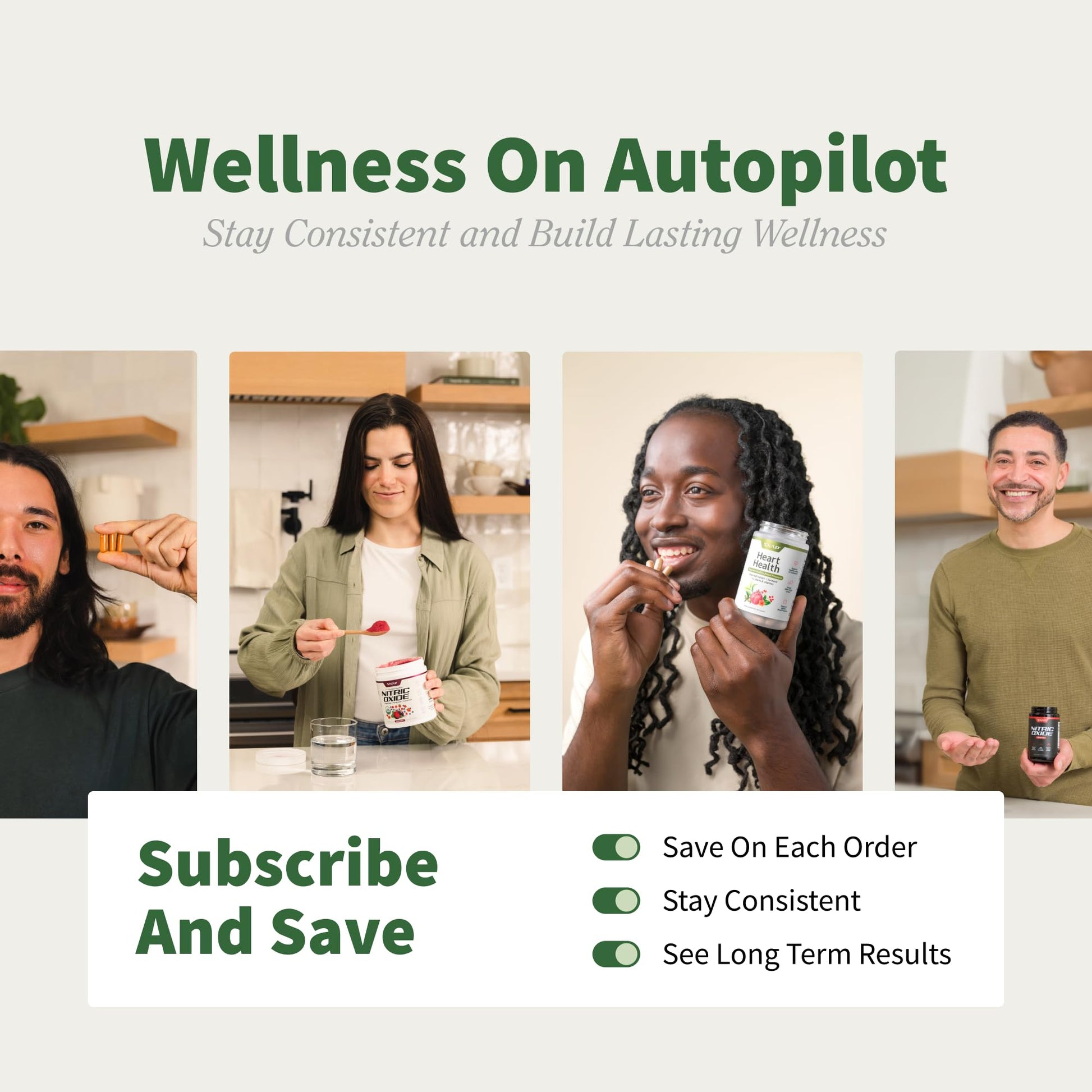 Snap Supplements Prostate Health & Nitric Oxide Supplement Bundle for Men, 90 + 60 Vegetarian Capsules (1 Month Supply) - Maple Wellness Supplements