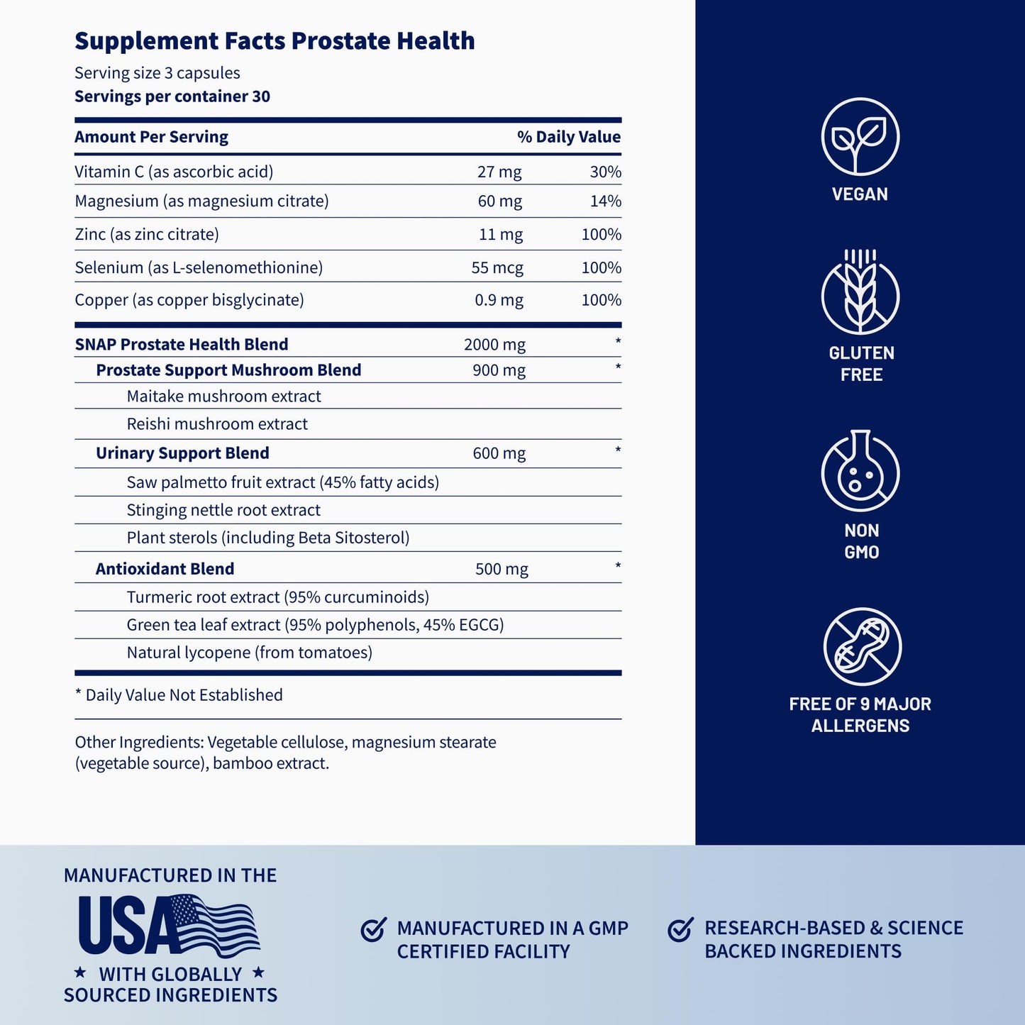 Snap Supplements Prostate Health Supplement with Saw Palmetto for Men, DHT Blocker - Helps Support Male Urinary Tract and Prostate for Mens Health - Maple Wellness Supplements