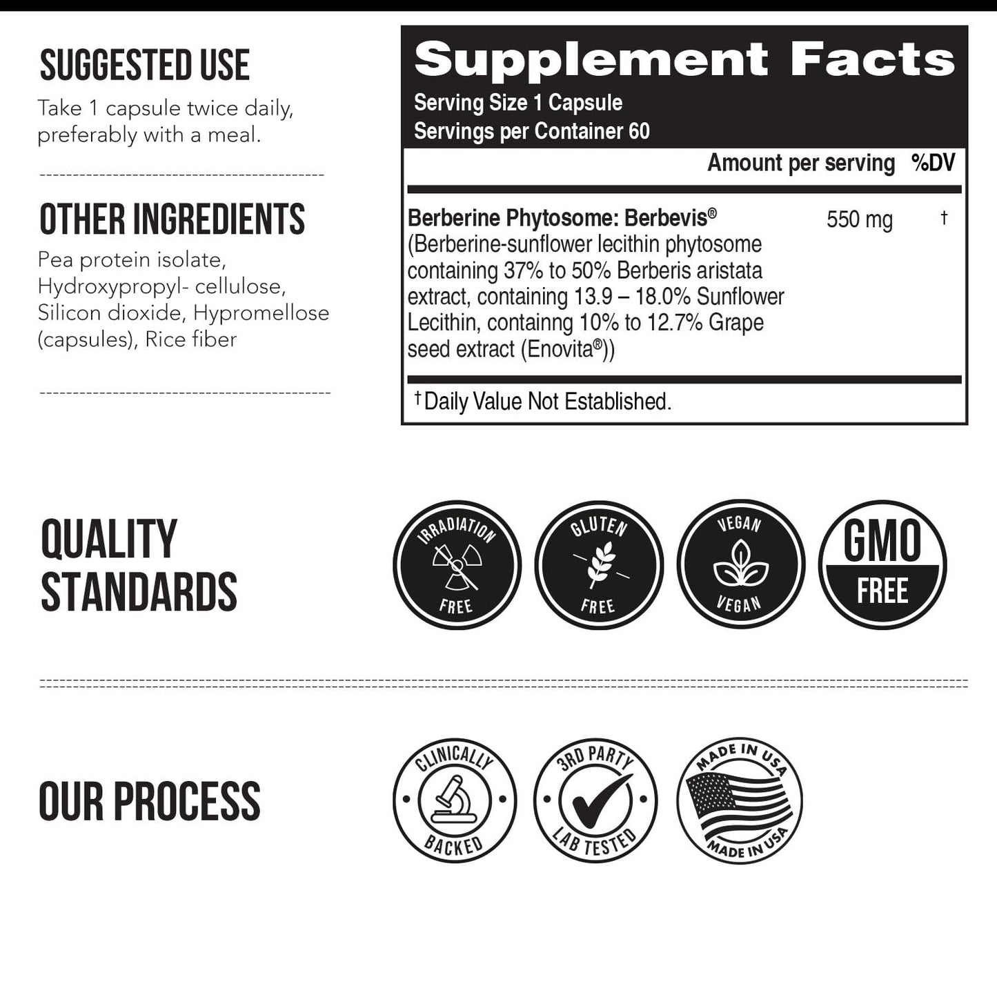 SoActive Berberine 550mg: 9.6X Higher Absorption, Clinically Proven Most Effective - Maple Wellness Supplements