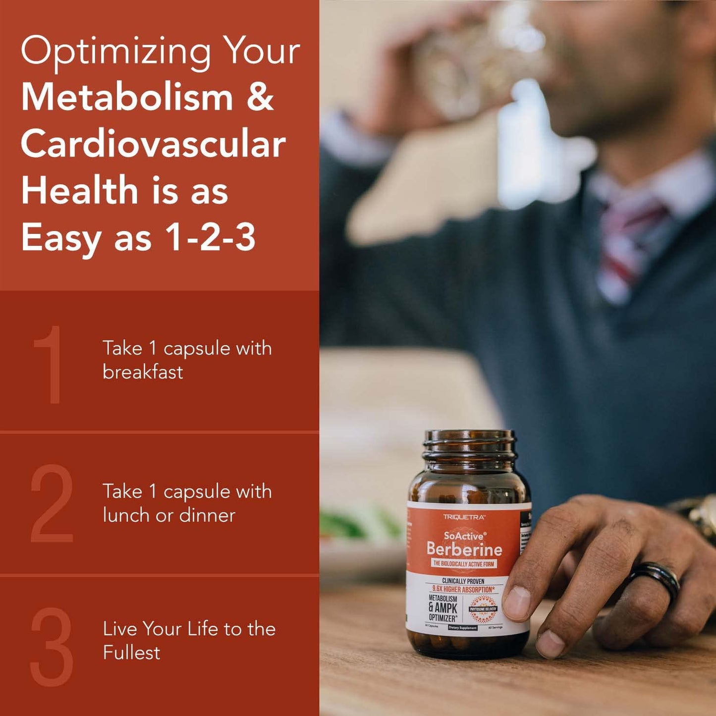 SoActive Berberine 550mg: 9.6X Higher Absorption, Clinically Proven Most Effective - Maple Wellness Supplements