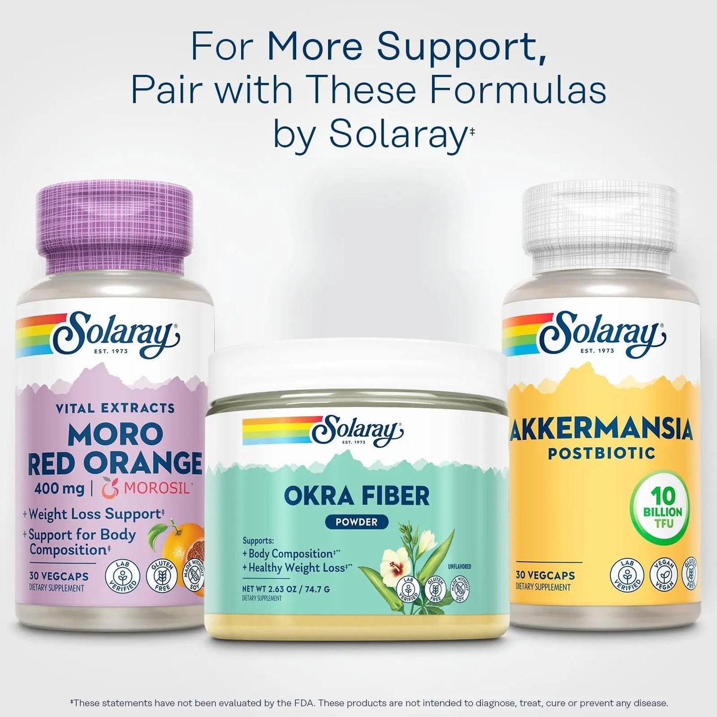 SOLARAY Akkermansia Postbiotic, Akk11, 10 Billion TFU, Beneficial Strain for Gut Health Support, Vegan, Gluten-Free, 60-Day Guarantee, 30 Servings, 30 VegCaps - Maple Wellness Supplements
