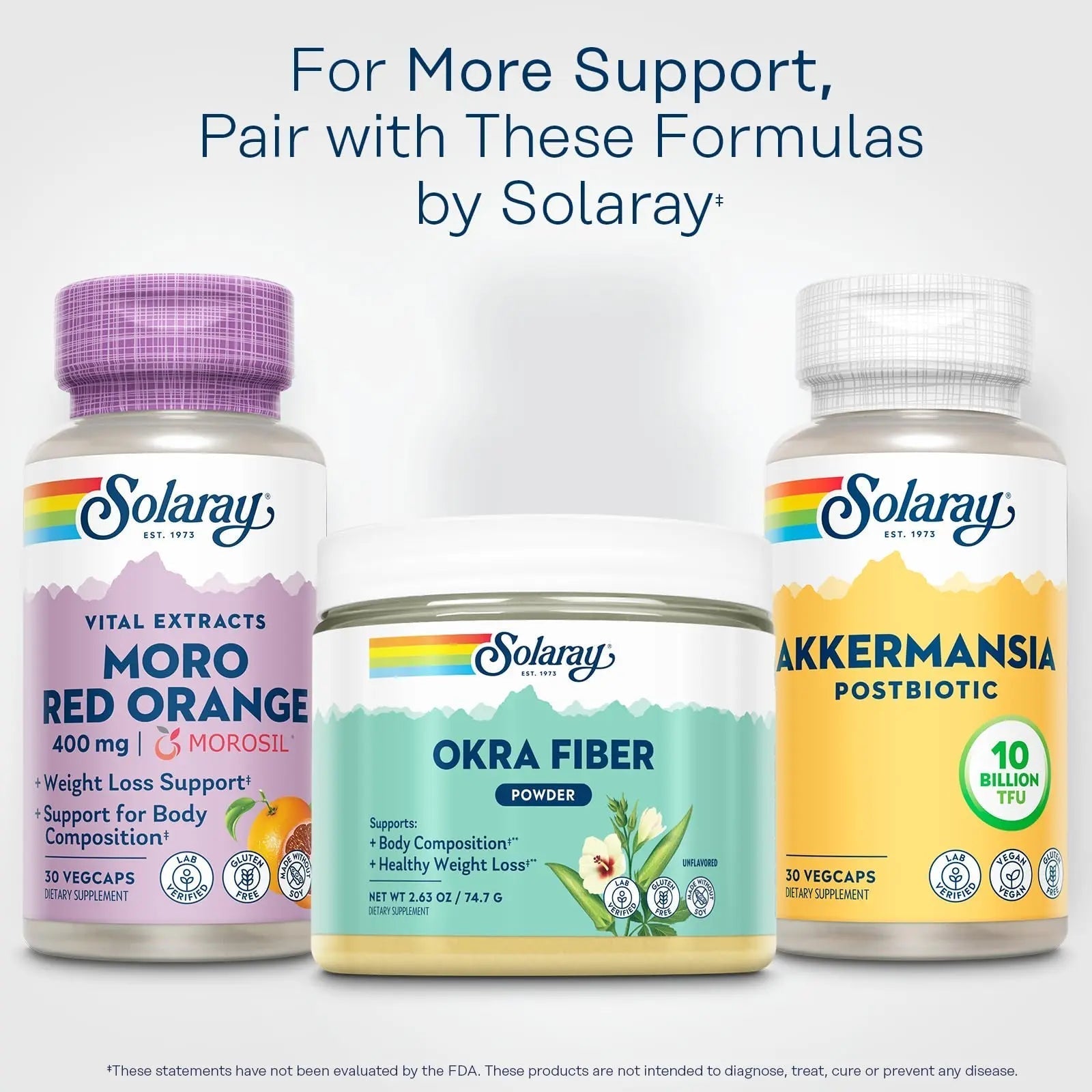 SOLARAY Akkermansia Postbiotic, Akk11, 10 Billion TFU, Beneficial Strain for Gut Health Support, Vegan, Gluten-Free, 60-Day Guarantee, 30 Servings, 30 VegCaps - Maple Wellness Supplements