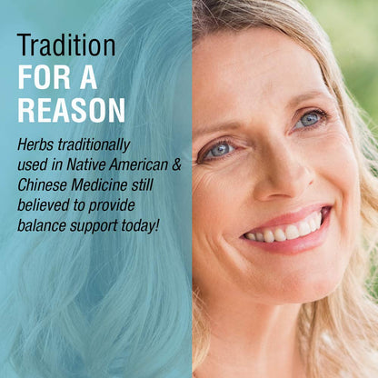 SOLARAY Female Hormone Blend SP-7C | W/Black Cohosh, Dong Quai, Passion Flower, Wild Yam & More | 100 VegCaps, 50 Serv. - Maple Wellness Supplements