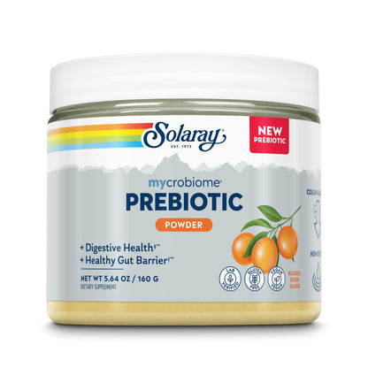 SOLARAY Mycrobiome Prebiotic Powder, Prebiotics for Women and Men, Digestive Nutritional Supplements for Colon and Gut Health, Easy-to-Mix, Non-Bloating Formula, - Maple Wellness Supplements