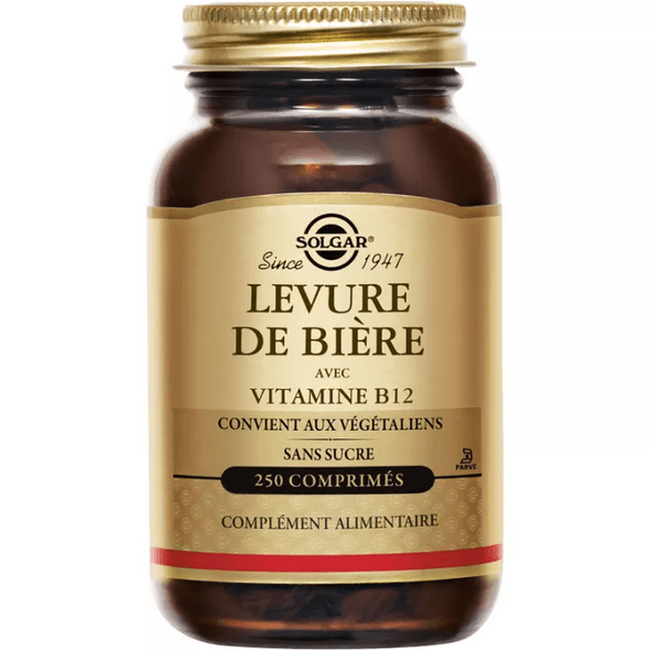 Solgar Brewer's Yeast with Vitamin B12 250 tablets - Maple Wellness Supplements