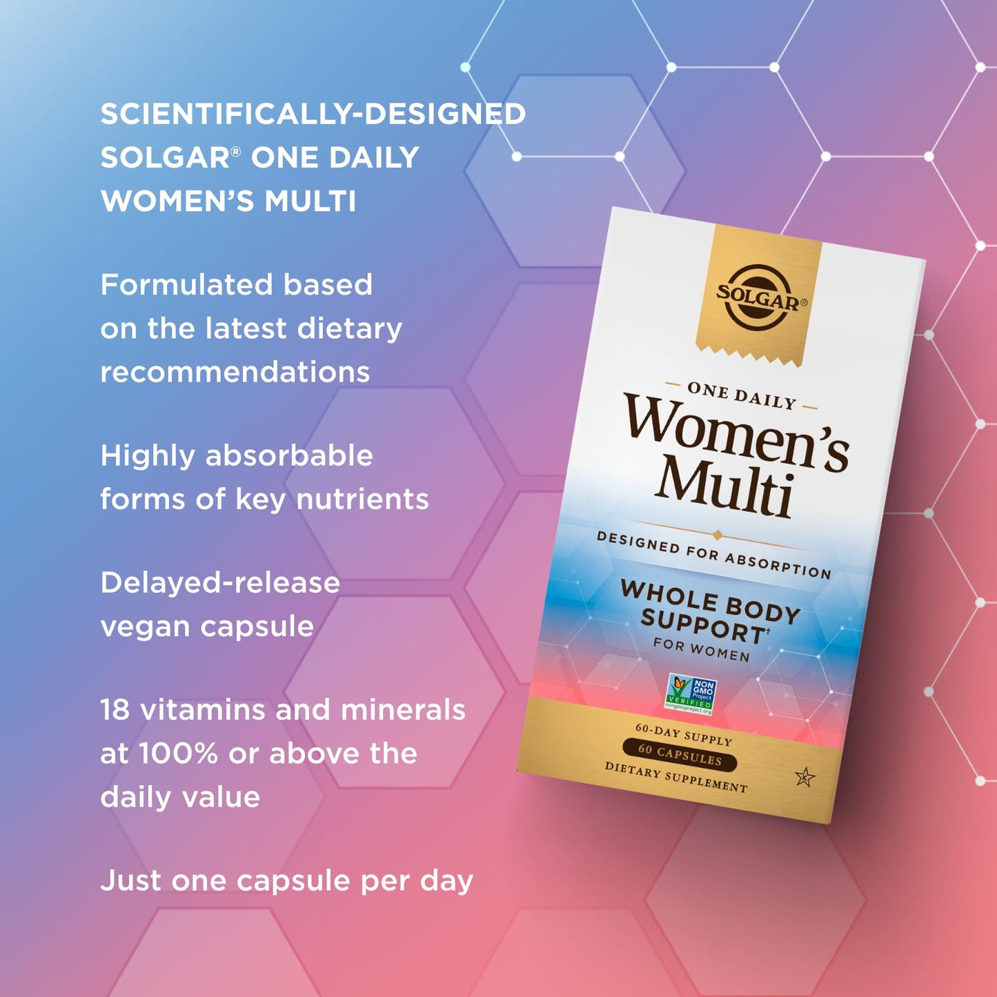 SOLGAR One a Day Women & Mens Bundle:Daily Women's Multi Whole Body Support, 60 Servings + Daily Men's Multivitamin Whole Body Support Supplement, 60 Servings - Maple Wellness Supplements
