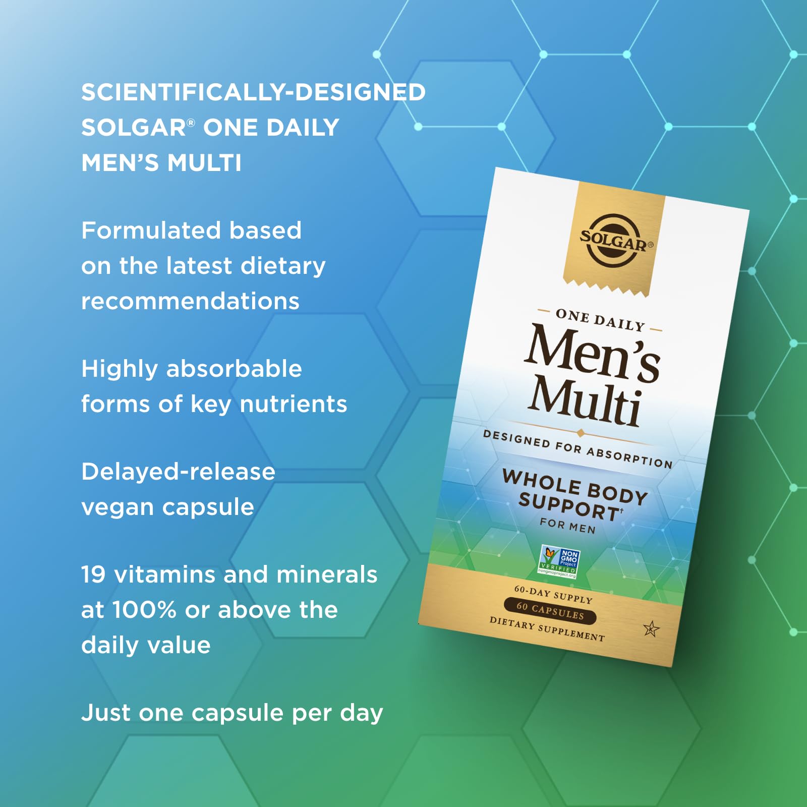 SOLGAR One a Day Women & Mens Bundle:Daily Women's Multi Whole Body Support, 60 Servings + Daily Men's Multivitamin Whole Body Support Supplement, 60 Servings - Maple Wellness Supplements