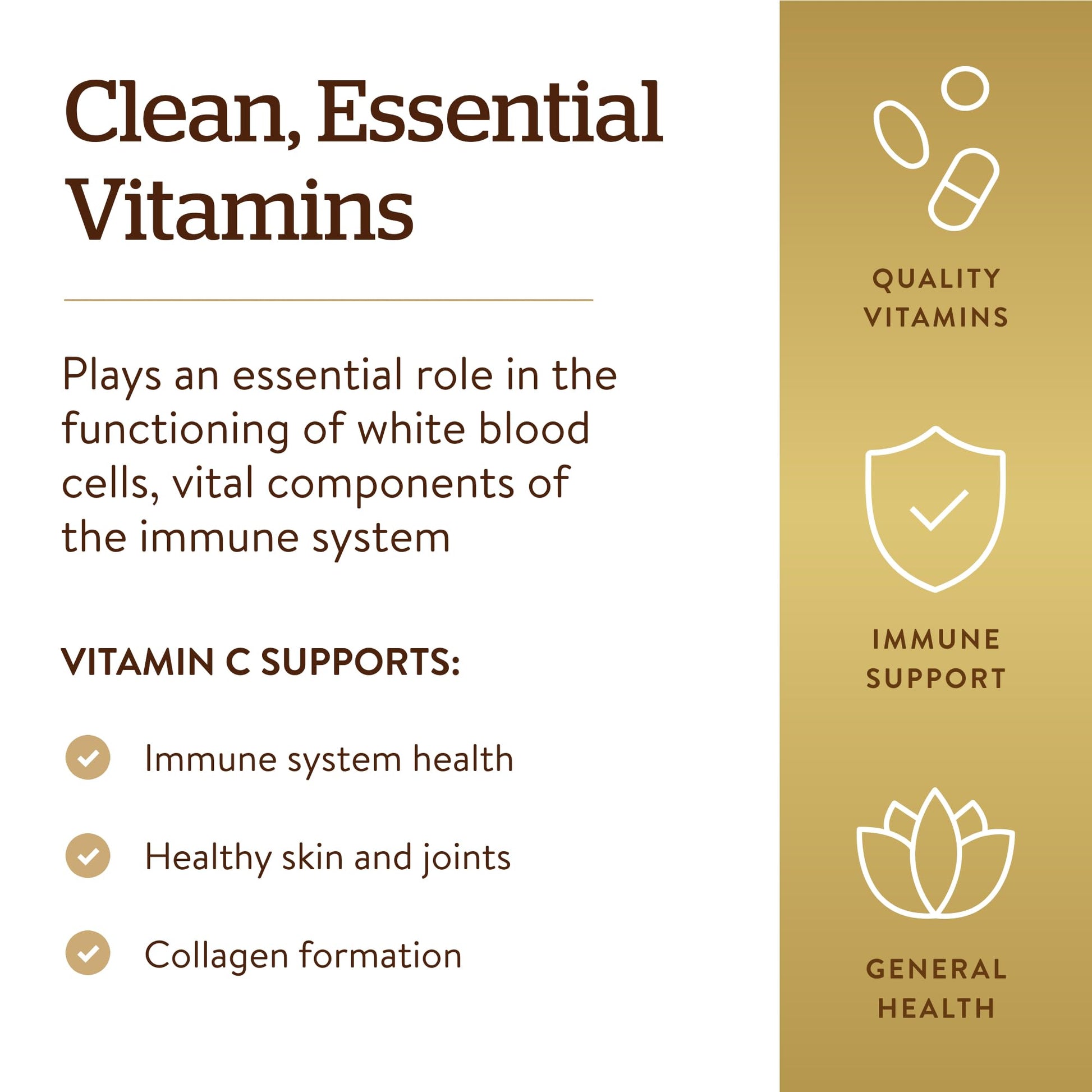 Solgar Vitamin C 1000 mg, 250 Vegetable Capsules - Antioxidant & Immune Support - Overall Health - Healthy Skin & Joints - Bioflavonoids Supplement - Maple Wellness Supplements