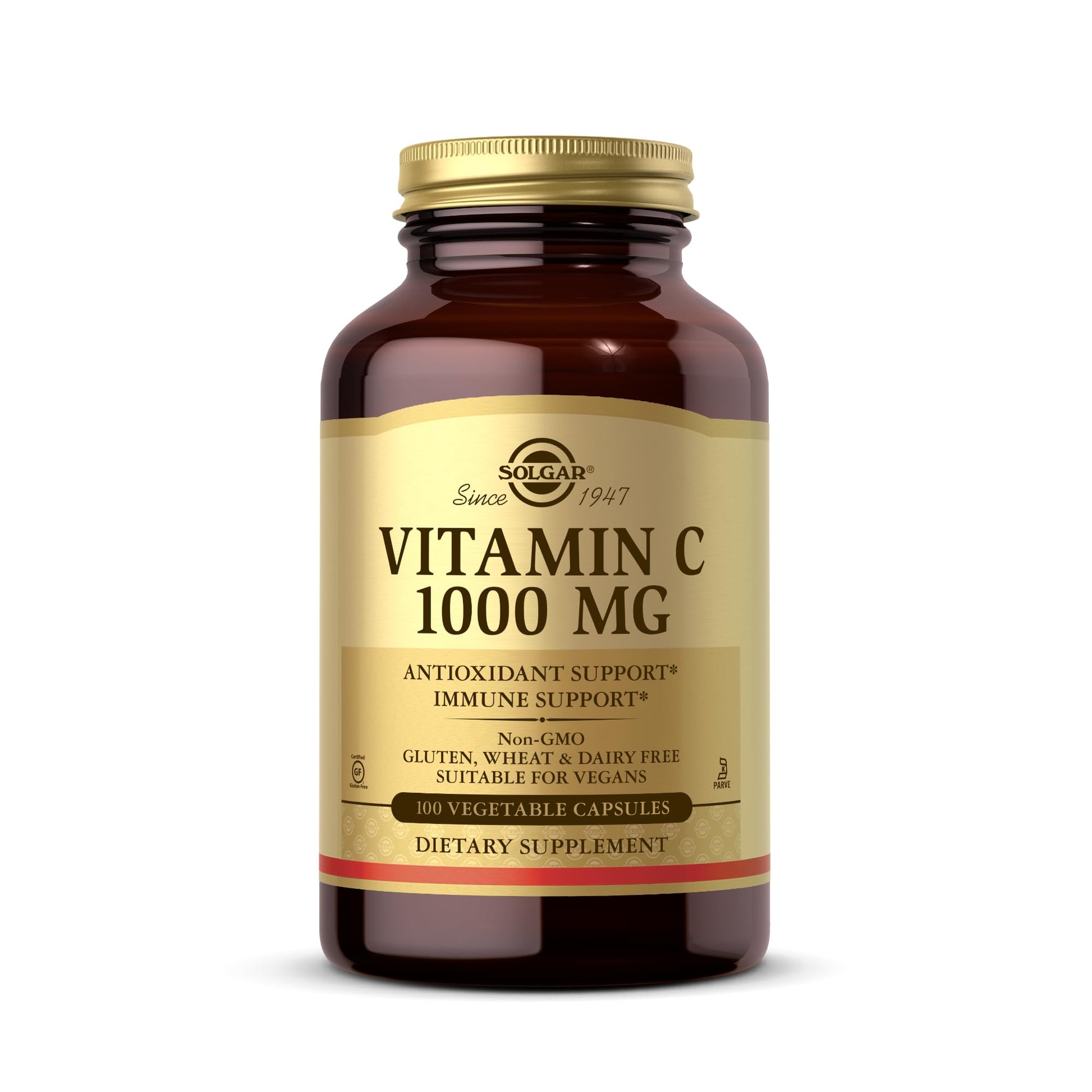 Solgar Vitamin C 1000mg - Healthy Immune System - Helps Fight Free Radicals - Vegan - Maple Wellness Supplements