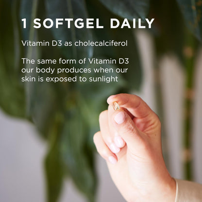Solgar Vitamin D3 (Cholecalciferol) 250 MCG (10,000 IU), 120 Softgels - Helps Maintain Healthy Bones & Teeth - Immune System Support - Maple Wellness Supplements