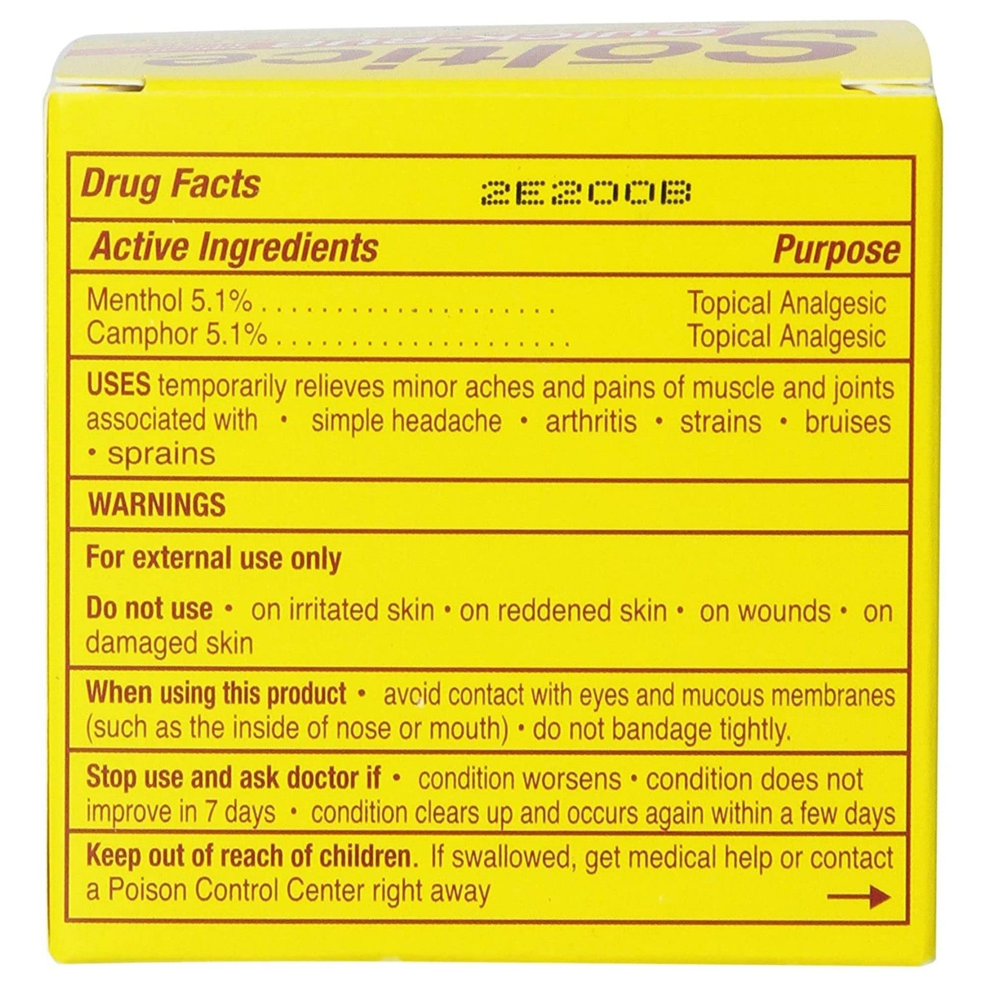 Soltice Quick Rub Topical Pain Reliever, 1.33 Ounces - Maple Wellness Supplements