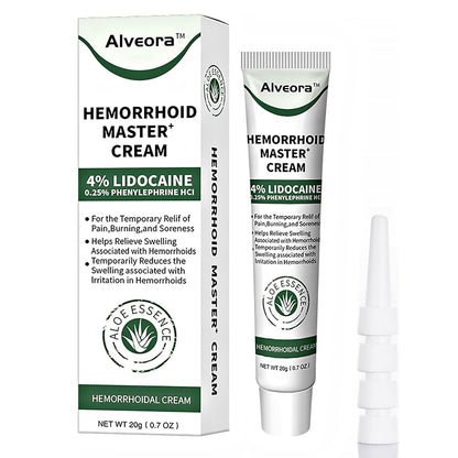 SOLUMIRA Perianal Care Cream, Hemorrhoid & Fissure Ointment with 4 Applicators, Relief Anal Pain, Itching, Swelling, Discomfort, Natural Herbs Fast Acting Ingredients - Maple Wellness Supplements