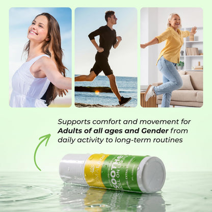 SomaLeaf Soothe Roll-On, 1500 MG, Extra Strength, Natural Comfort for Muscles, Hips, Joints, Neck, Back, Elbows, Fingers, Hands, and Knees - Maple Wellness Supplements
