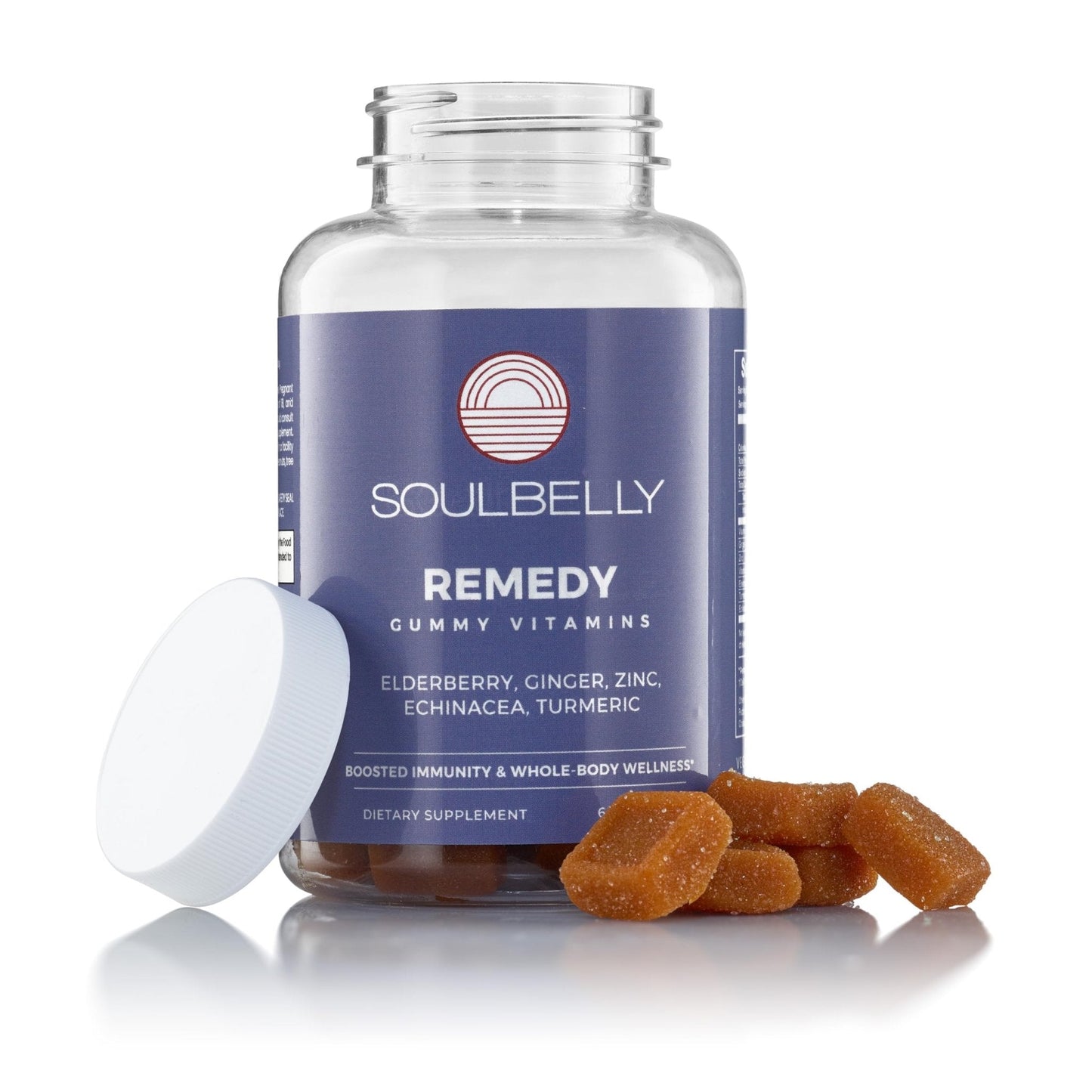 SOULBELLY Super Immunity | Remedy Vitamin Gummies for Immune Support | Vegan | Gluten-Free | Non-GMO | 60 Count - Maple Wellness Supplements