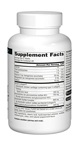 Source Naturals Hyaluronic Joint Complex with Glucosamine, Chondroitin & MSM Extra - Maple Wellness Supplements