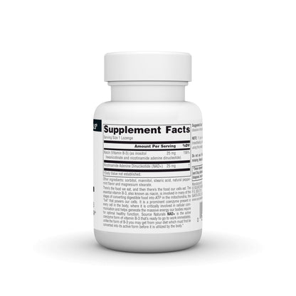 Source Naturals NAD+, Coenzymated B-3, Supports Cellular Energy*, 25 mg - 30 Lozenges - Maple Wellness Supplements