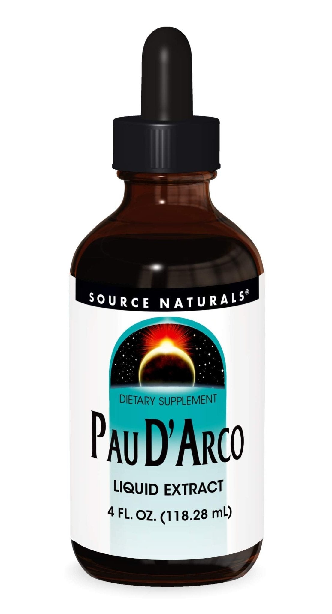 Source Naturals PAU D'Arco Liquid Extract, Support Resriotory Function and the Body's Healthy Inflammatory Response* | Dietary Supplement |1 Bottle | 4 Fluid oz. - Maple Wellness Supplements