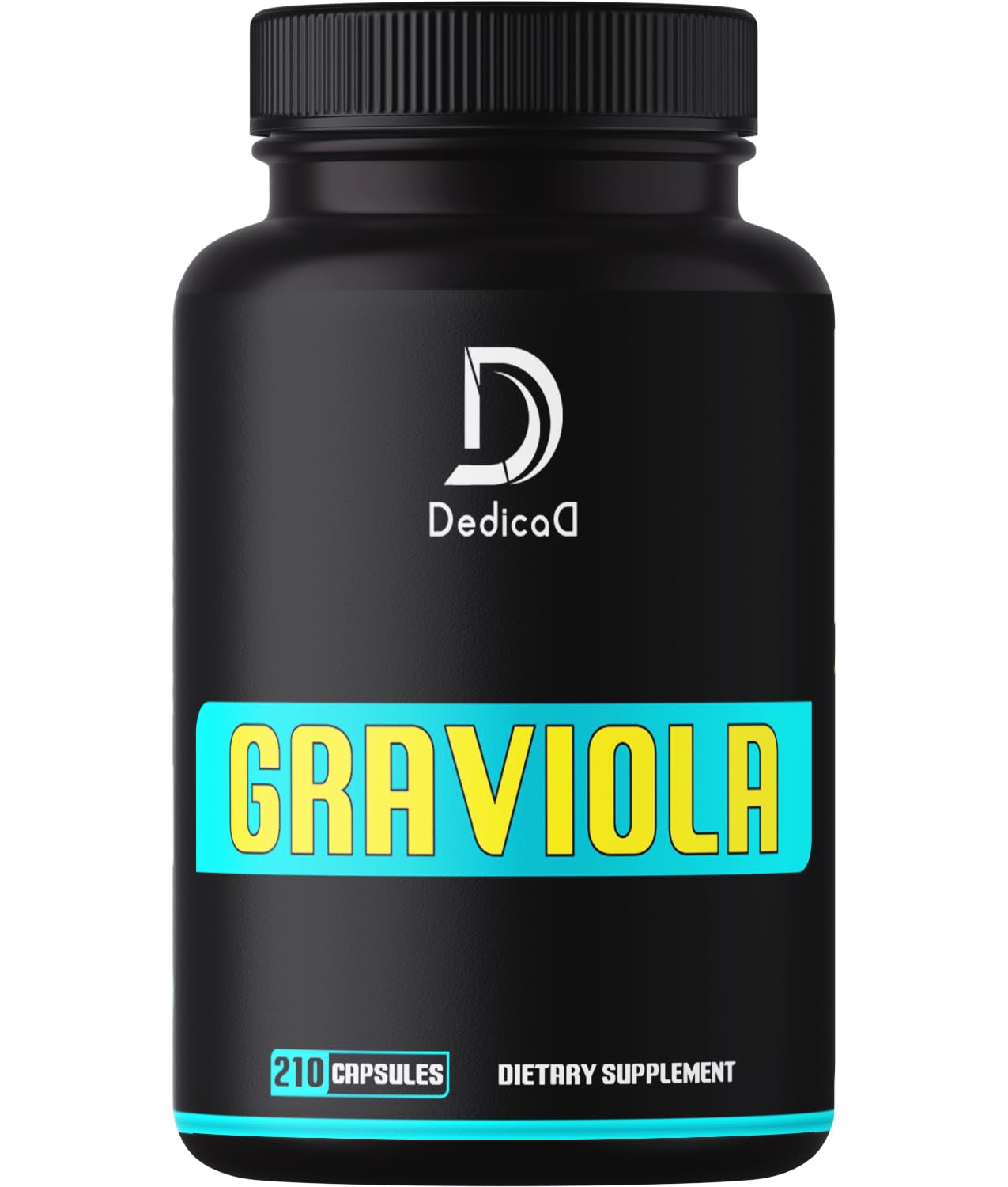 Soursop Graviola Leaves Capsules - Soursop Fruit Advanced - 210 Counts for 105 Servings - Maple Wellness Supplements