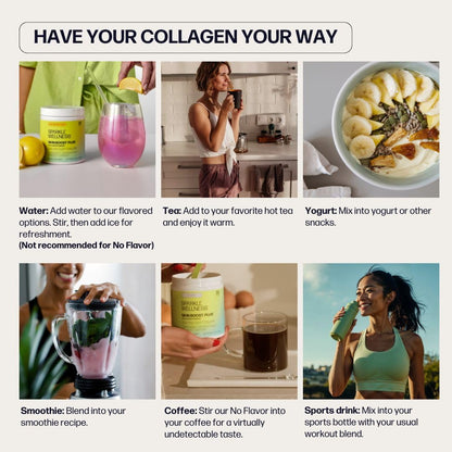 Sparkle Wellness VERISOL Bioactive Hydrolyzed Collagen Peptides | Collagen Powder Supplement with Vitamin C for Skin, Hair & Nail Health | Skin Boost (No Flavor) [30-Serves] - Maple Wellness Supplements
