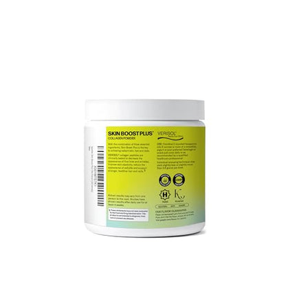 Sparkle Wellness VERISOL Bioactive Hydrolyzed Collagen Peptides | Collagen Powder Supplement with Vitamin C & Hyaluronic Acid for Hair, Skin, and Nail Health | Skin Boost Plus (No Flavor) [30-Serves] - Maple Wellness Supplements