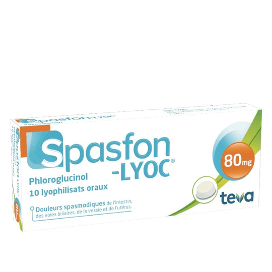 Spasfon Lyoc 80 mg - TEVA - Maple Wellness Supplements