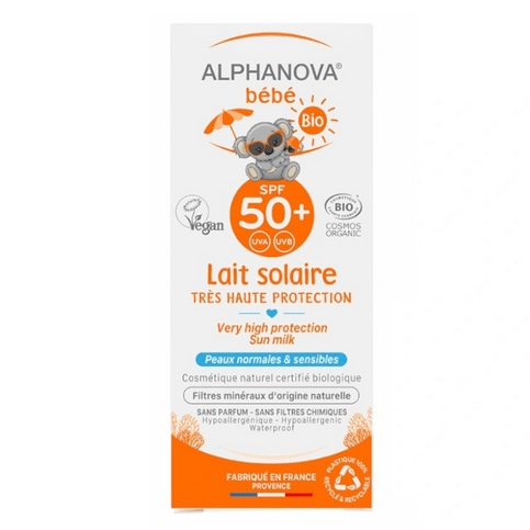 Special baby organic sun milk SPF 50 - ALPHANOVA - Maple Wellness Supplements